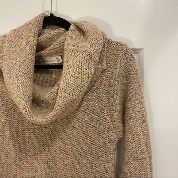 SIZE S | Urban Outfitters Camel Sweater, Cowlneck - Picture 3 of 4